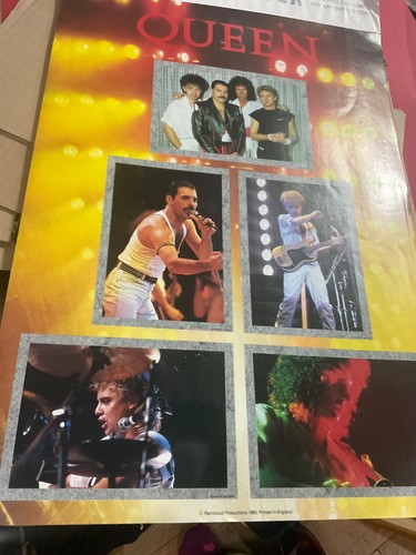 Vintage queen 1985 poster - poster, pack
