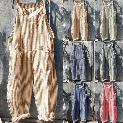 Womens striped linen cotton - womens,