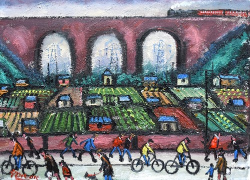 James downie original - downie, oil