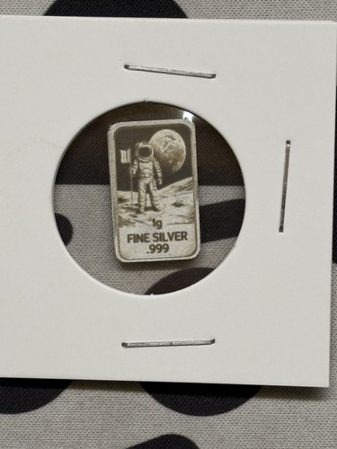 1gram 999 silver spaceman - spaceman, bar