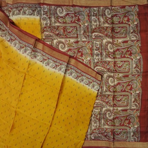 Vintage orange sarees 100 - vintage,