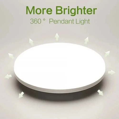 Round led ceiling light - round, panel