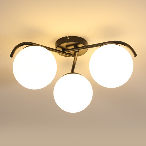 Modern sputnik light glass - modern,
