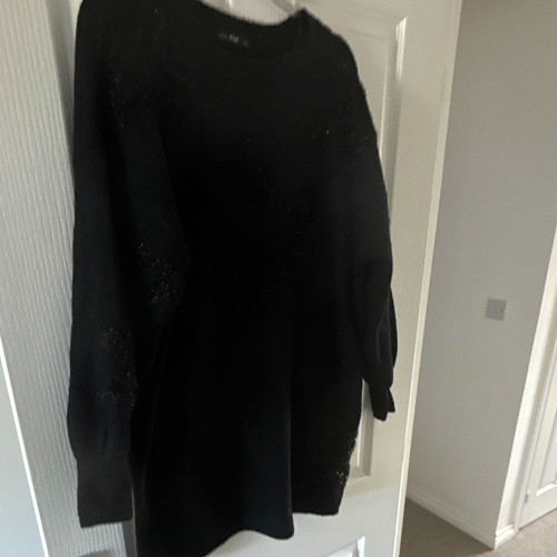 Womens black glitter star - glitter,