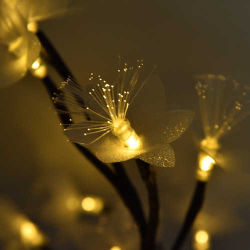 24led fiber optic tree lamp - 24led,