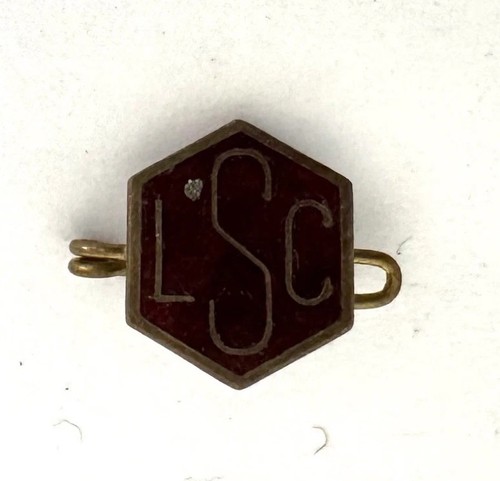 Vintage lsc enamel badge pin - enamel,