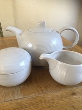 Hornsea Swan Lake Grey teapot