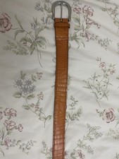 Genuine Crocodile Skin Belt &