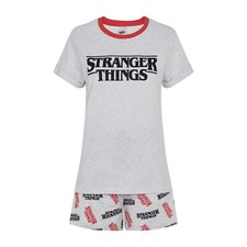 Stranger Things Ladies Womens Pyjamas PJ Set Sizes UK 8 to 22