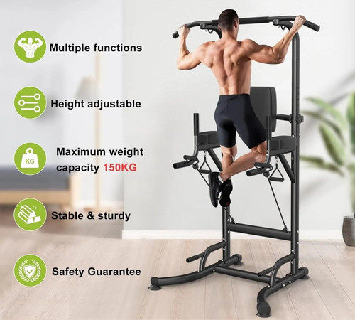 Dip station pull bar - up,