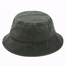 Unisex Oversize Big Head Bucket Hat Washed Distressed Cotton Fisherman Sun Hat