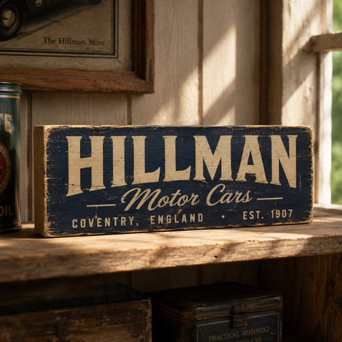 Hillman motor cars - , sign