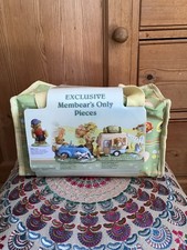 1997 Cherished Teddies 2005 Membership Cooler Bag & Figurine Kate Campfire Bear