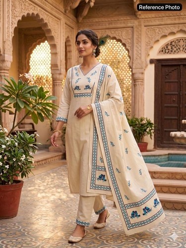 Women ethnic khadi cotton - women,