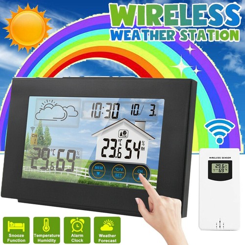Weather station with lcd radio - station,