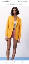 Yellow Zara Blazer 