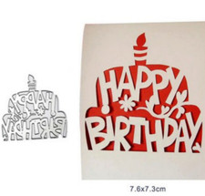 Happy Birthday Cake Metal