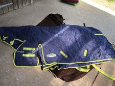 Weatherbeeta Heavy Weight Horse Stable Rug Navy, Size 6'3