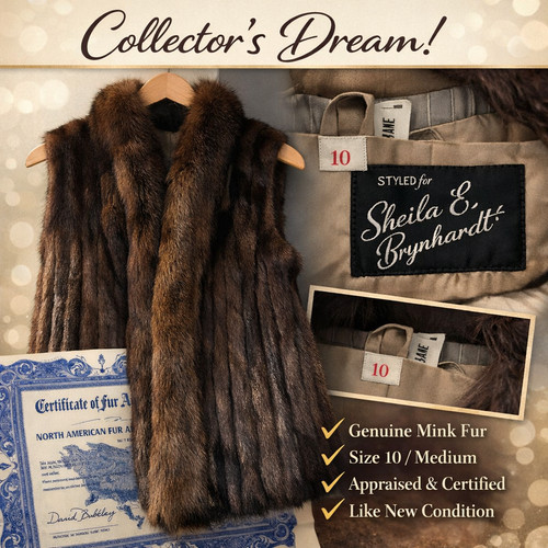 Collector vintage mink fur - mink,