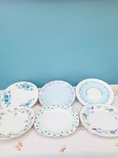 Set of 6 Mismatched Blue