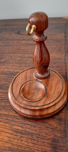 Mahogany pocket watch stand - mahogany,