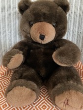 Vintage Harrods Christmas Teddy Bear 1990 Foot dated collectible 