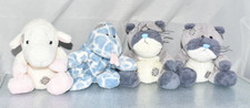COLLECTION OF 4 BLUE NOSE FRIENDS SMALL SOFT PLUSH TOYS