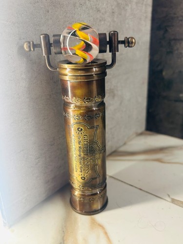 Vintage handmade brass - brass, 6"