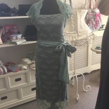 Nancy Mac Lace Dress In Pale