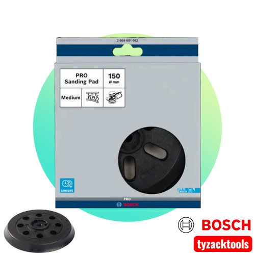 Bosch 150mm velco backing pad - velco,