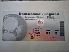GERMANY V ENGLAND 2001 TICKET-