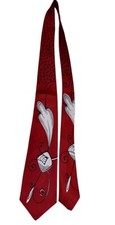 1940s Mens Vintage Tie Feather