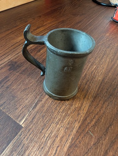 Antique pewter measure 16l - pewter, 1/16l