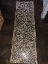 5 X Single Gold Net Curtain