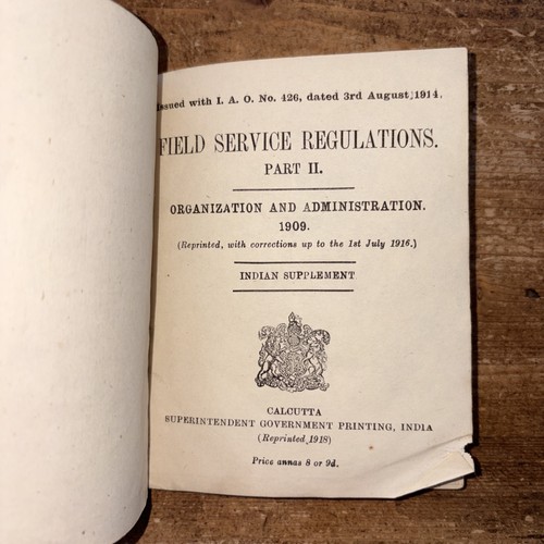 1909 field service regulations - 1909,