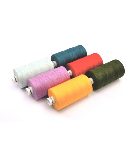 Natural linen thread 500m - natural,