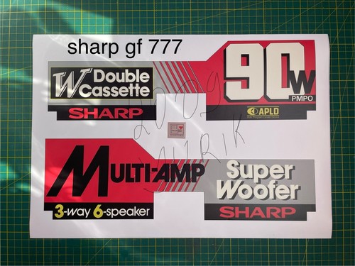 Stickers for grills sharp - for, of
