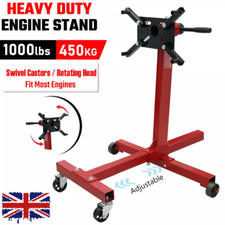 Engine Gearbox Support Stand 1000 lbs 450kg Heavy Duty Swivel Transmission Red