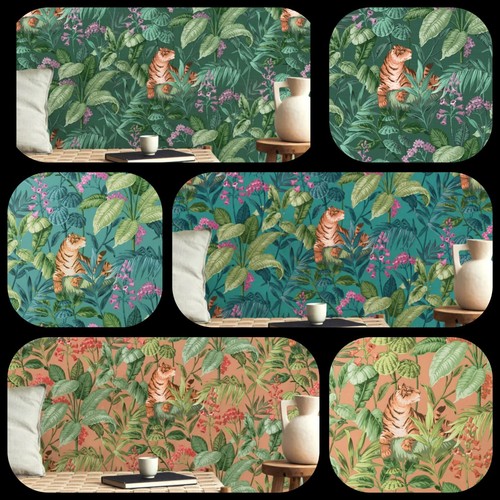 Tropical floral exotic royal - tropical,