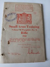 Small arms training pamphlet