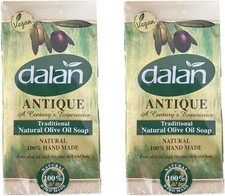 10 x Turkish Dalan Pure Olive Oil 100% Natural Hand Made Eczema Soap Body Face
