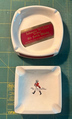 Pair vintage johnnie walker - vintage,