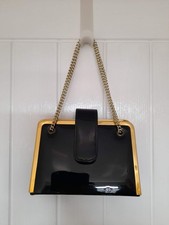 black patent vintage 1960's