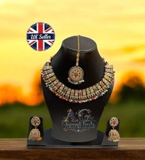 Asian party wear necklace set - necklace,