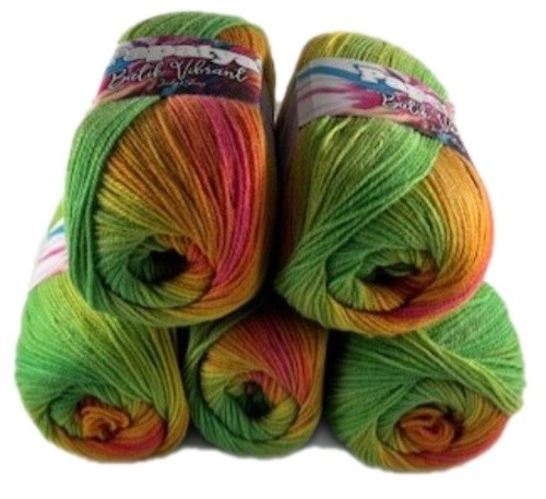 Rainbow wool pack 100g - wool, 5
