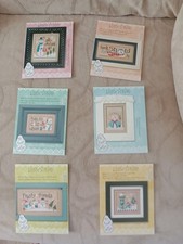 6 LIZZIE KATE 6 Snow Belles Christmas Cross Stitch Charts 