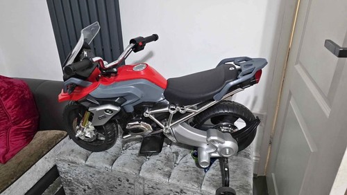 Kids ride bmw electric bike - electric,