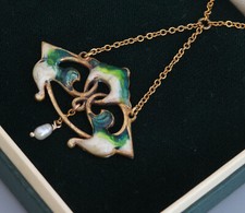 Art nouveau style gilt metal - art,