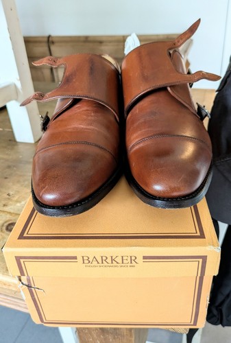 Barker brown leather - brown,