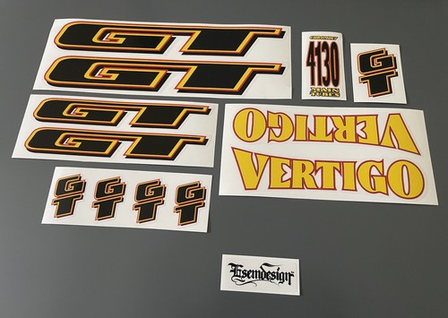 Vertigo 1995 bmx decal set - vertigo,